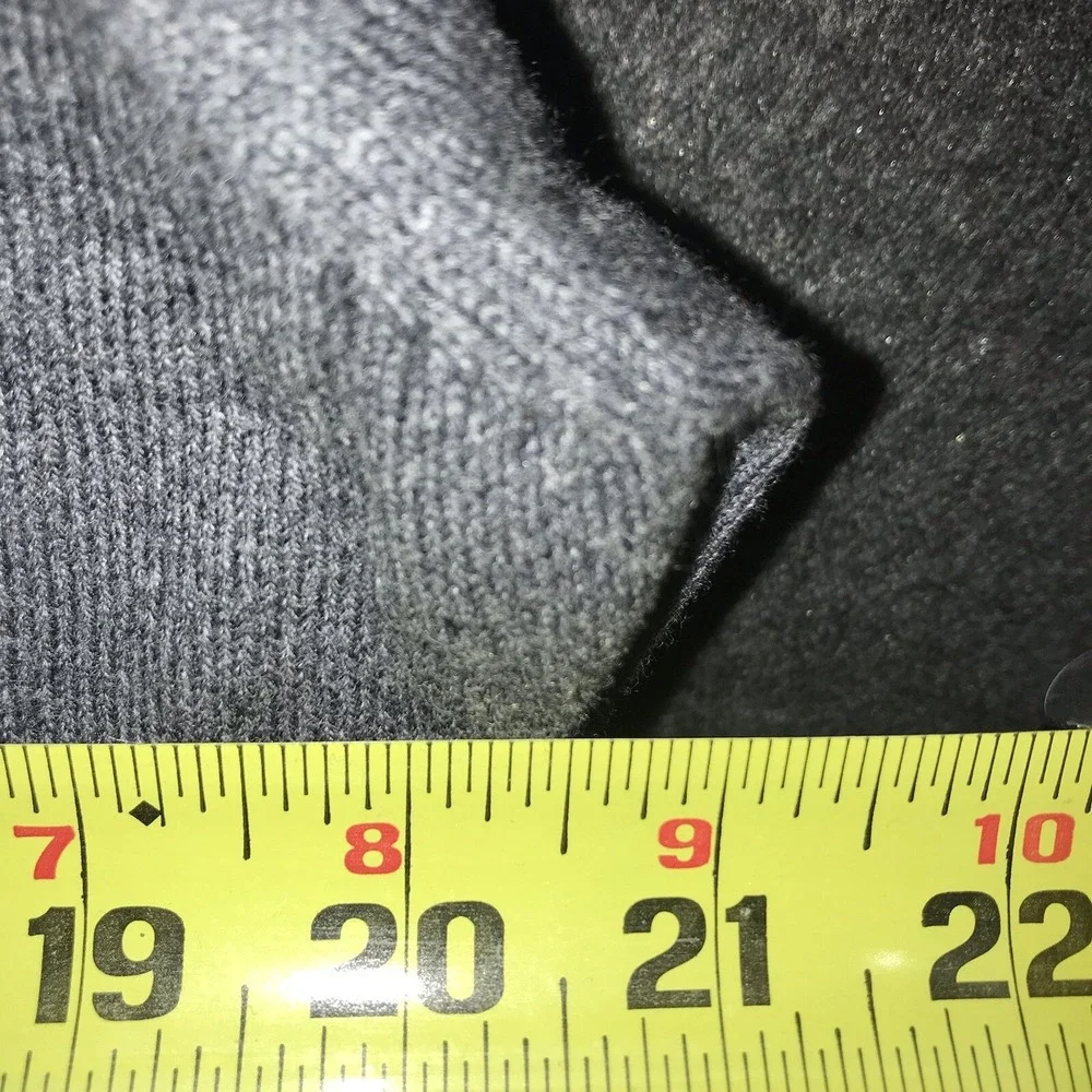 Hickey Freeman Mens Sweater XL Dark Gray‎ Pullover 95% Cotton 5% Cashmere Blend